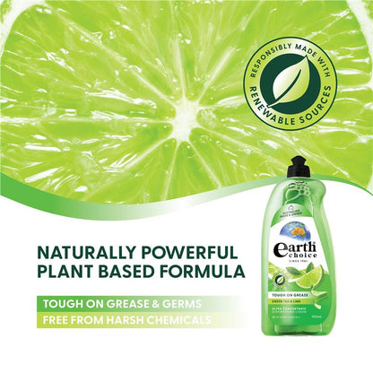 Earth Choice Ultra Concentrate Dishwashing Liquid - Green Tea & Lime 900ml