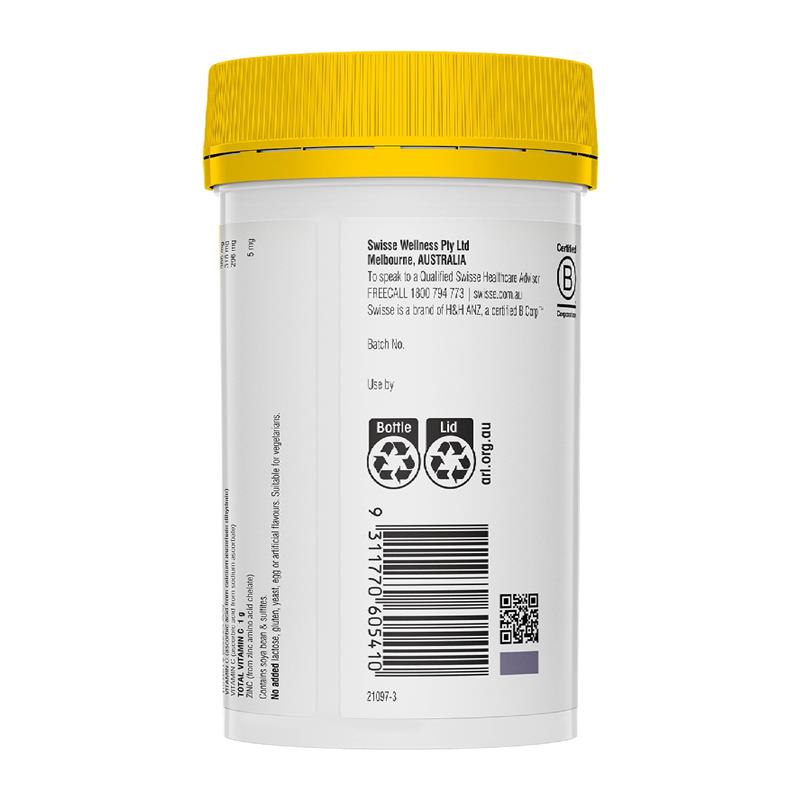 Swisse Vitamin C + Zinc Powder Orange 150g