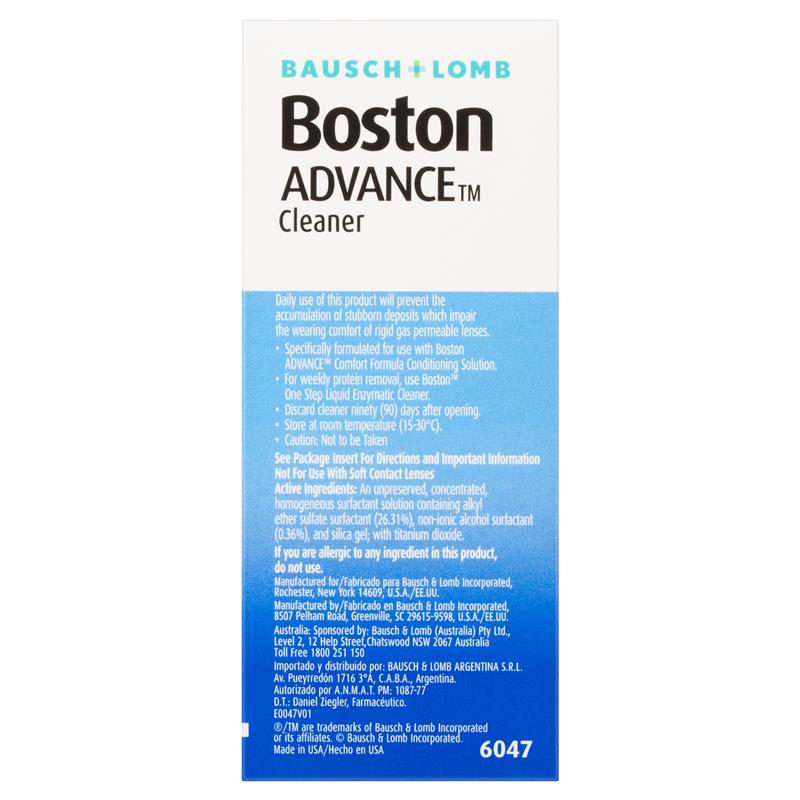 Boston Advance Lens Cleaner 30ml - Essential for Contact Lens Care