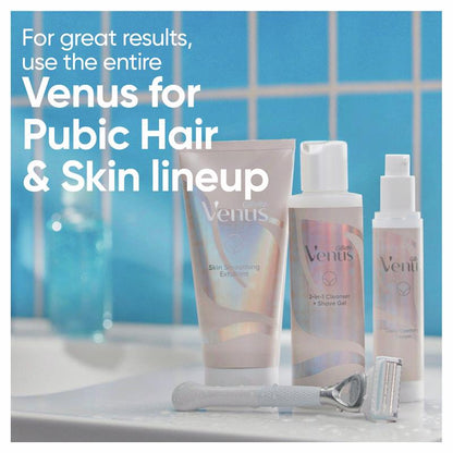 Gillette Venus for Pubic Hair & Skin 2 Blade Refills - Gentle Shaving Solution