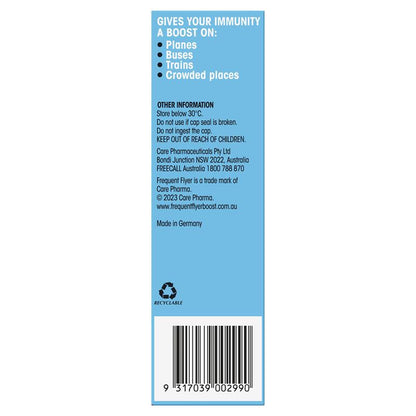 Frequent Flyer Immunity Boost Raspberry 15 Effervescent Tablets