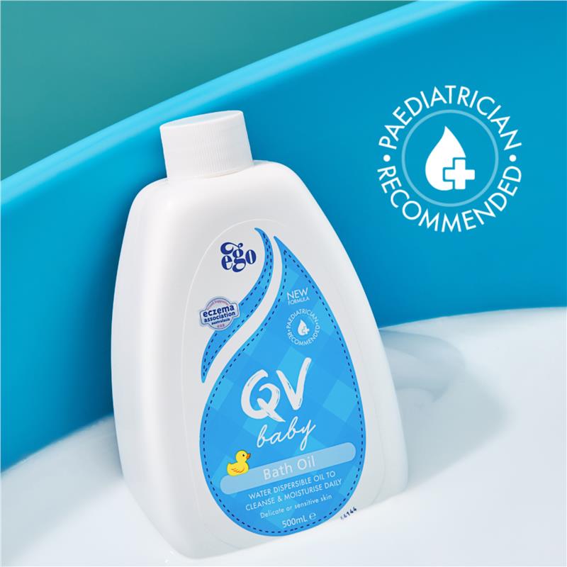 QV Baby Bath Oil - 500ml Shower & Bath Oil