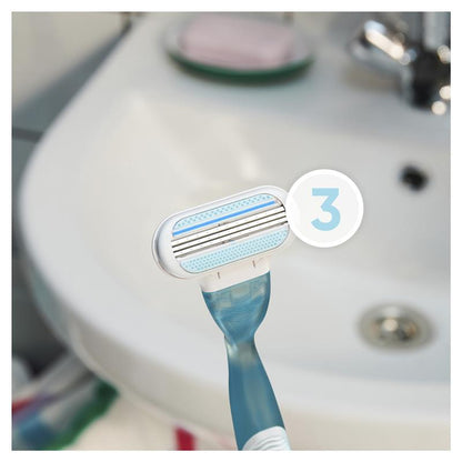 Gillette Venus 3-Blade Smooth Pivoting Razor Refills, 4-Pack