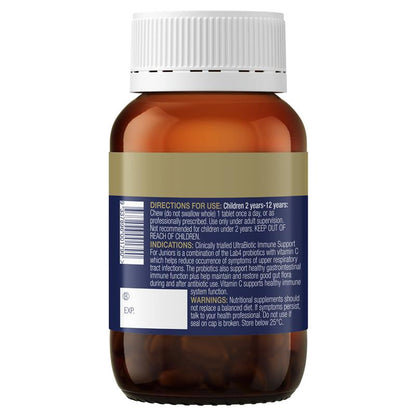BioCeuticals UltraBiotic Immune Support For Juniors 30 Chewable Tablets