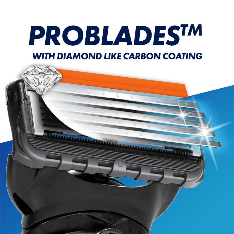 Gillette Proglide Manual Razor + 4 Blade Refills Starter Kit