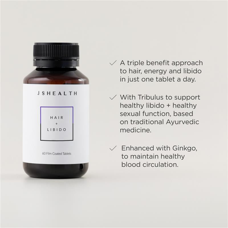 JSHealth Hair + Libido Formula 60 Tablets