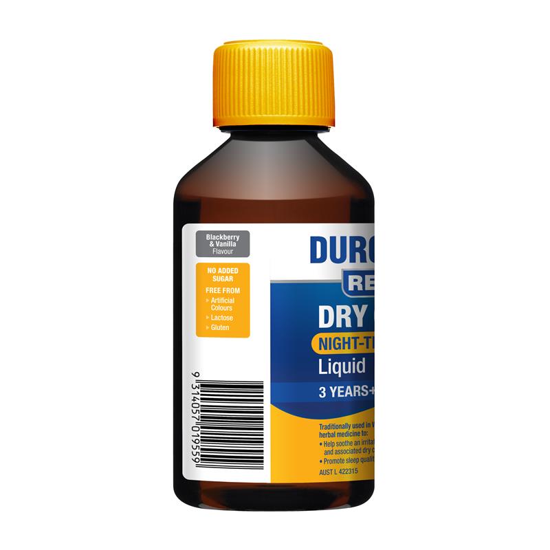 Duro-Tuss Relief Dry Night Cough Liquid 200ml - Herbal Sleep Aid