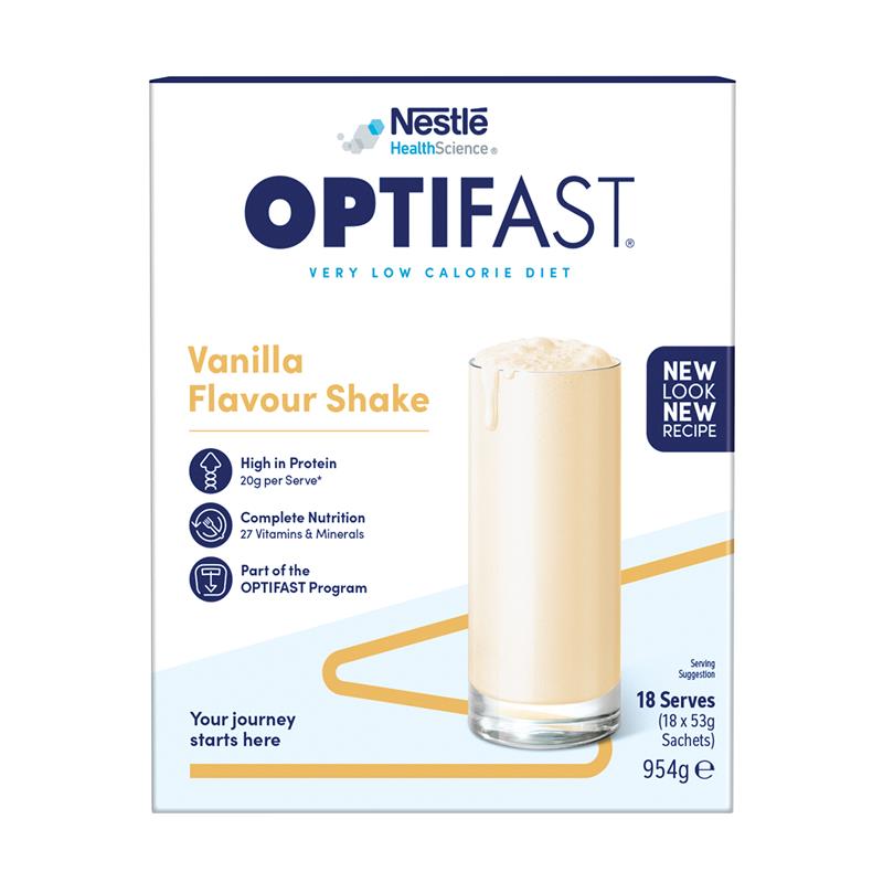 Optifast VLCD Shake - Vanilla 18 x 53g
