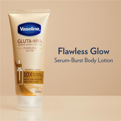 Vaseline Gluta-Hya Serum Boost Lotion for Flawless Glow - 200ml