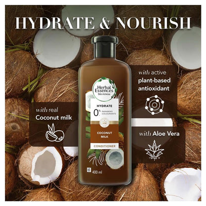 Herbal Essences Bio:Renew Hydrate Coconut Milk Conditioner 400ml