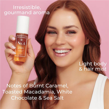 MCoBeauty Vanilla & Macadamia No.4 Fragrance Hair & Body Mist 90ml