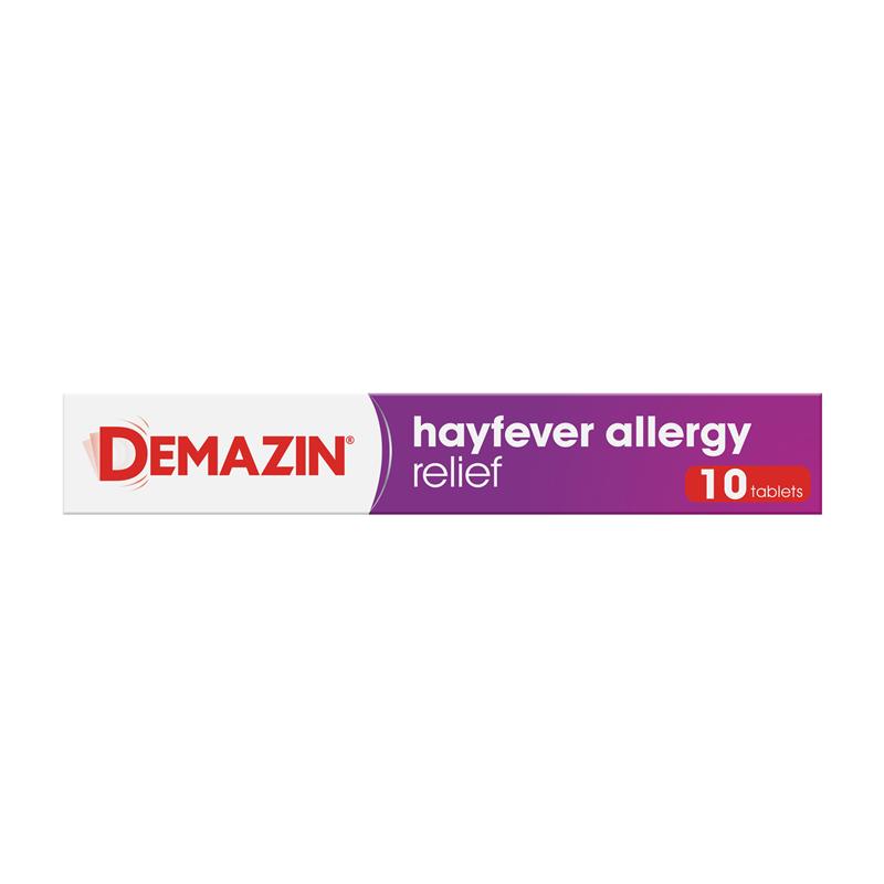 Demazin Allergy & Hayfever Relief Tablets - 10 Tablets