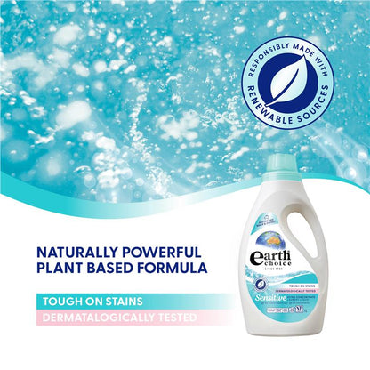 Earth Choice Laundry Liquid Ultra Concentrate Sensitive 1 Litre - Eco-Friendly Cleaning Power