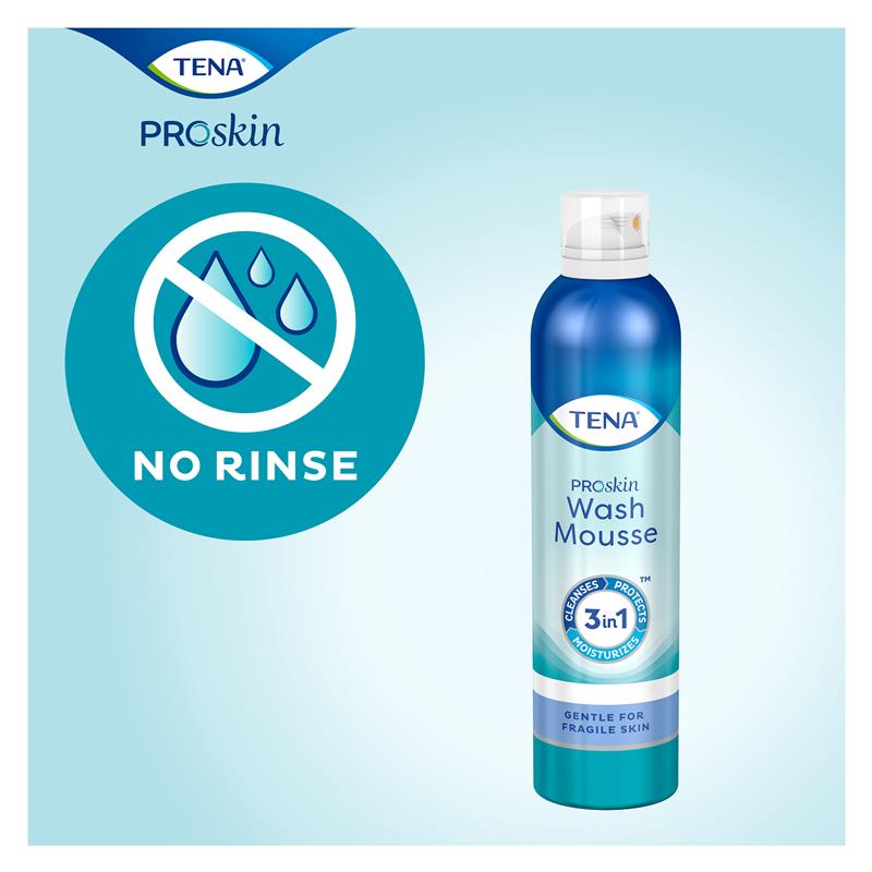 TENA ProSkin Wash Mousse - 400ml for Gentle Cleansing