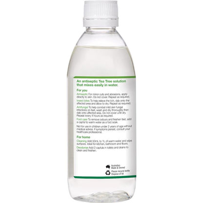 Bosisto's Tea Tree Solution 250ml - Antiseptic & Deodorizing Power