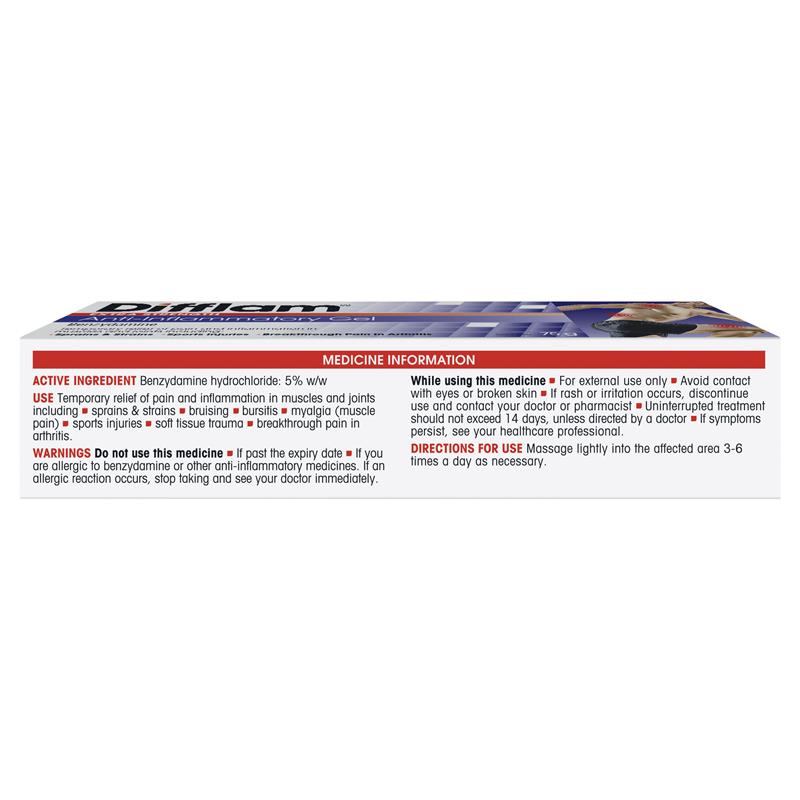 Difflam Extra Strength Anti-Inflammatory Gel 5% - 75g