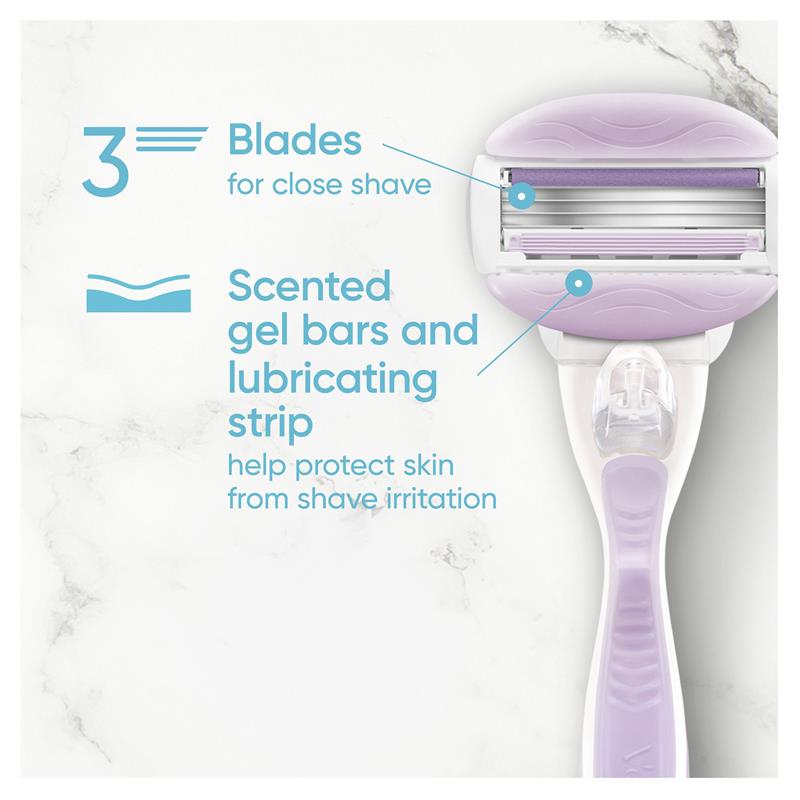 Gillette Venus Comfort Glide Freesia Blade Refill (1 Pack)
