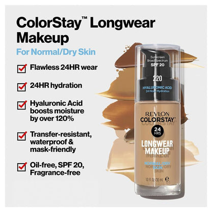 Revlon Colorstay Makeup Foundation For Normal/Dry Skin Buff