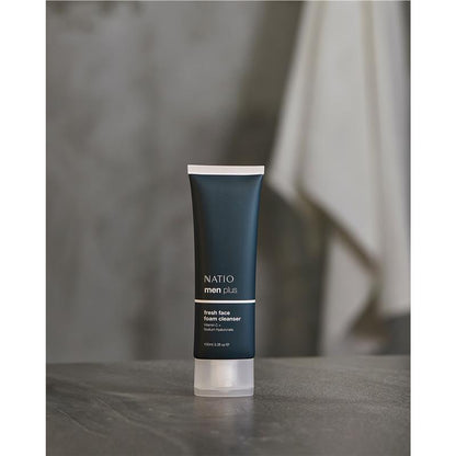 Natio Mens Plus Fresh Face Foam Cleanser 100ml