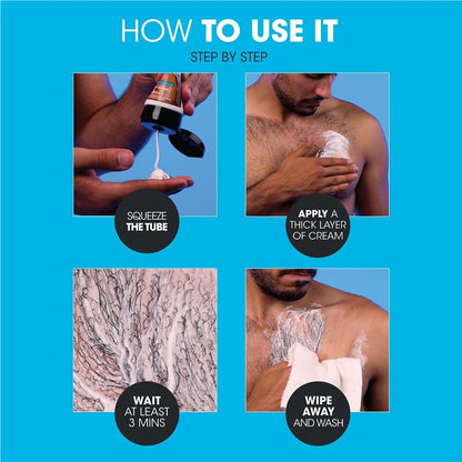 Nad's For Men Hair Removal Cream 200ml - Quick & Painless Solution