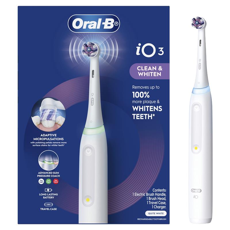 Oral-B iO Series 3 Electric Toothbrush - Clean & Whiten