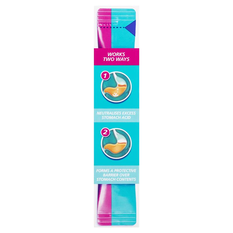 Gaviscon Dual Action Liquid Sachets - Peppermint, 12 Pack