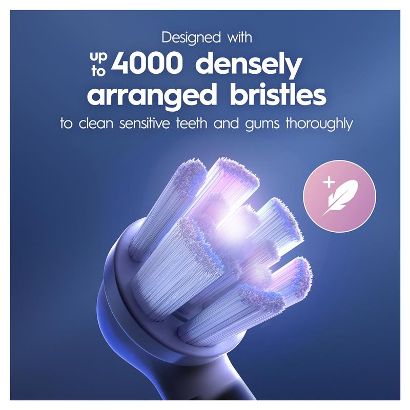 Oral-B iO Clean & Gum Protect Brush Head Refills - White, 2 Pack