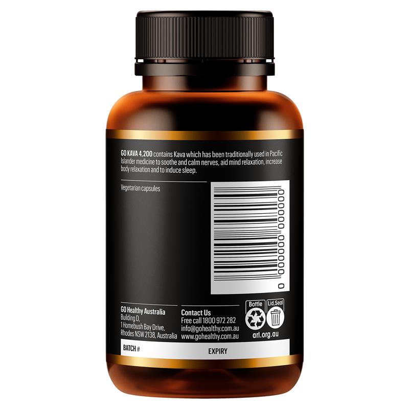 GO Healthy Kava 4200 60 Hard Capsules