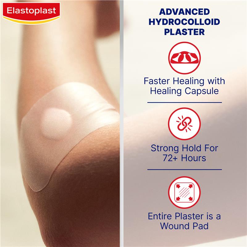 Elastoplast Second Skin Protection Strips XL - 6cm x 7cm (3 Pack)