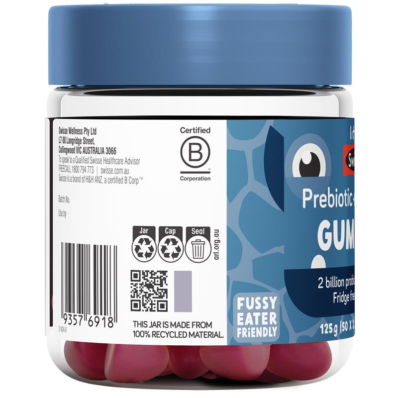Little Swisse Raspberry Pre + Probiotic Gummies 50 Pack – DEAL FIRST