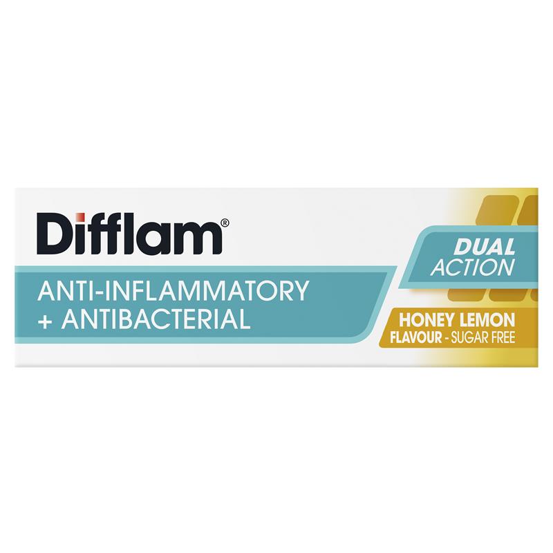 Difflam Sore Throat Lozenges - Sugar Free Honey and Lemon, 16 Count