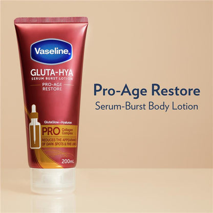 Vaseline Gluta-Hya Serum Boost Lotion for Pro Age Restore - 200ml