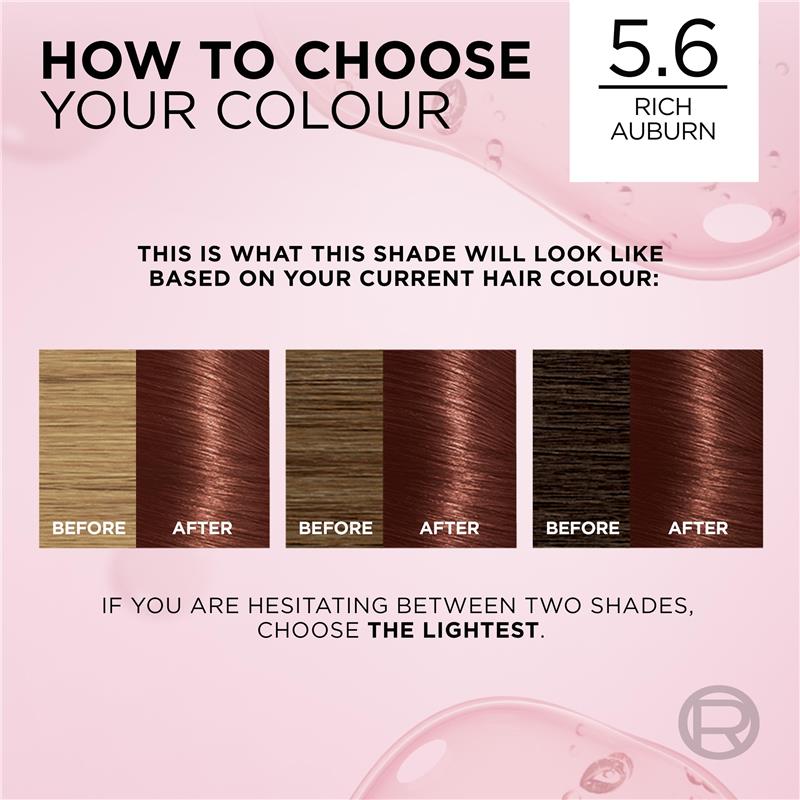 L'Oreal Excellence Creme 5.6 Rich Auburn Hair Colour