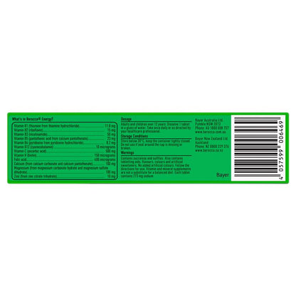Berocca Energy Mango And Orange 60 Effervescent Tablets Exclusive Size