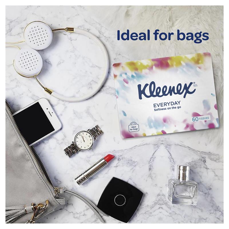 Kleenex Soft Pack Facial Tissues - 60 Pack