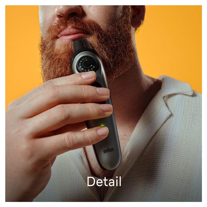 Braun Series 5 BT5440 Waterproof Beard Trimmer for Men, 40 Lengths, 100-min