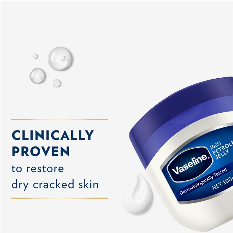 Vaseline Original Petroleum Jelly 100g - Ultimate Skin Protection