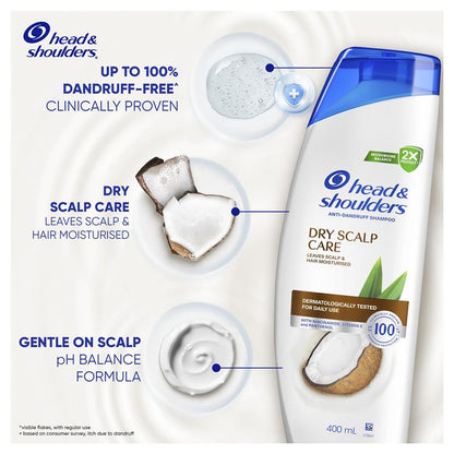 Head & Shoulders Dry Scalp Care Shampoo 400ml