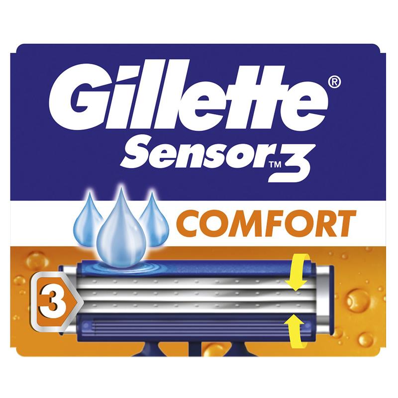 Gillette Sensor 3 Disposable Razors for Men - 8 Pack