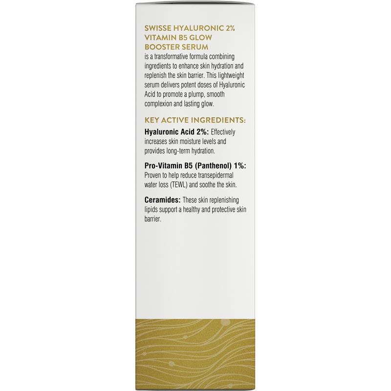 Swisse Beauty Hyaluronic 2% Vitamin B5 Glow Booster Serum 30ml