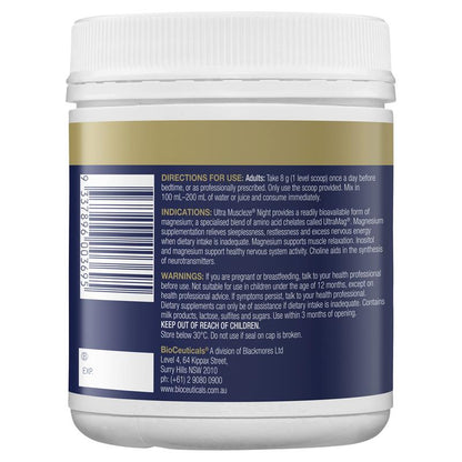 Bioceuticals Ultra Muscleze Night 240g