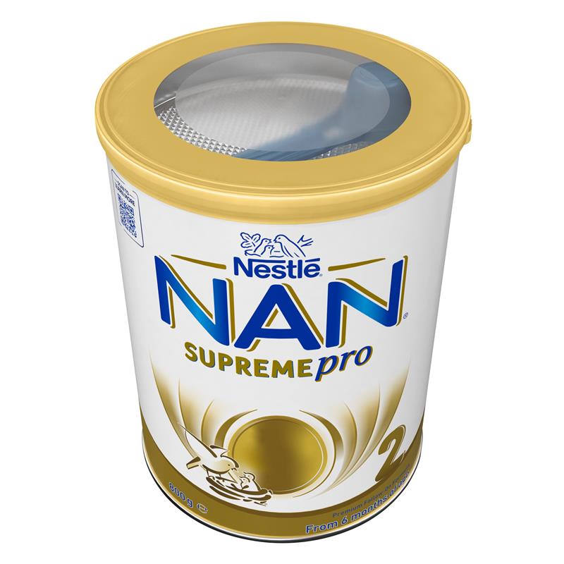Nestle NAN SUPREMEpro 2 Premium Baby Follow-on Formula Powder (800g) - For Infants 6 to 12 Months
