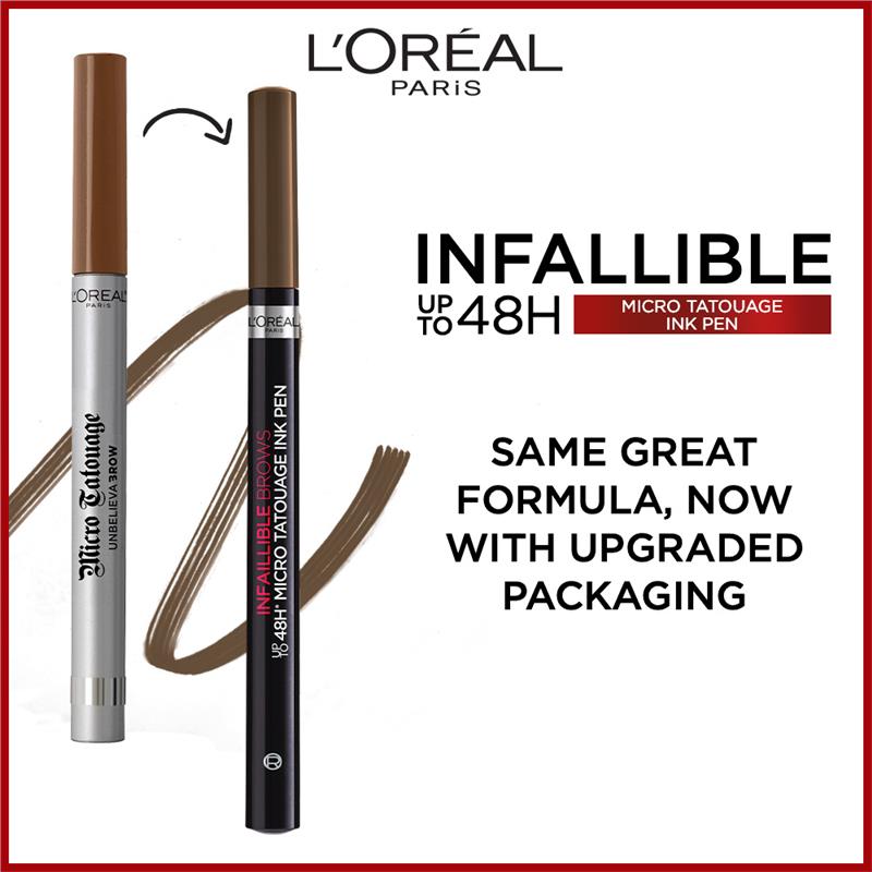 L'Oreal Paris Infallible Brows 48H Micro Tatouage Ink Pen 6.0 Dark Blonde