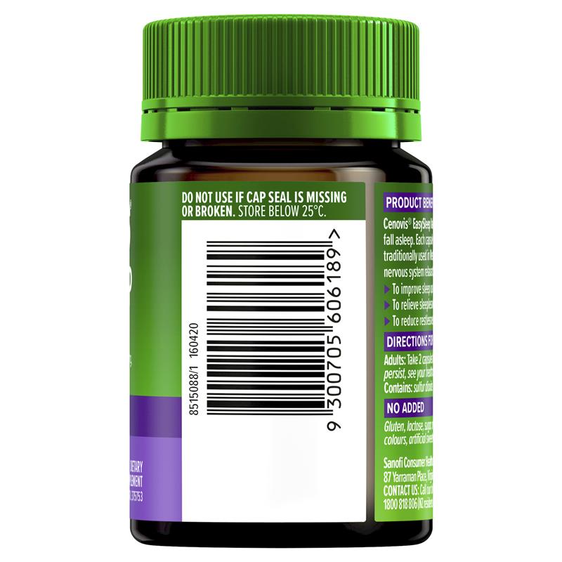 Cenovis Easy Sleep Valerian 2000mg 30 Capsules