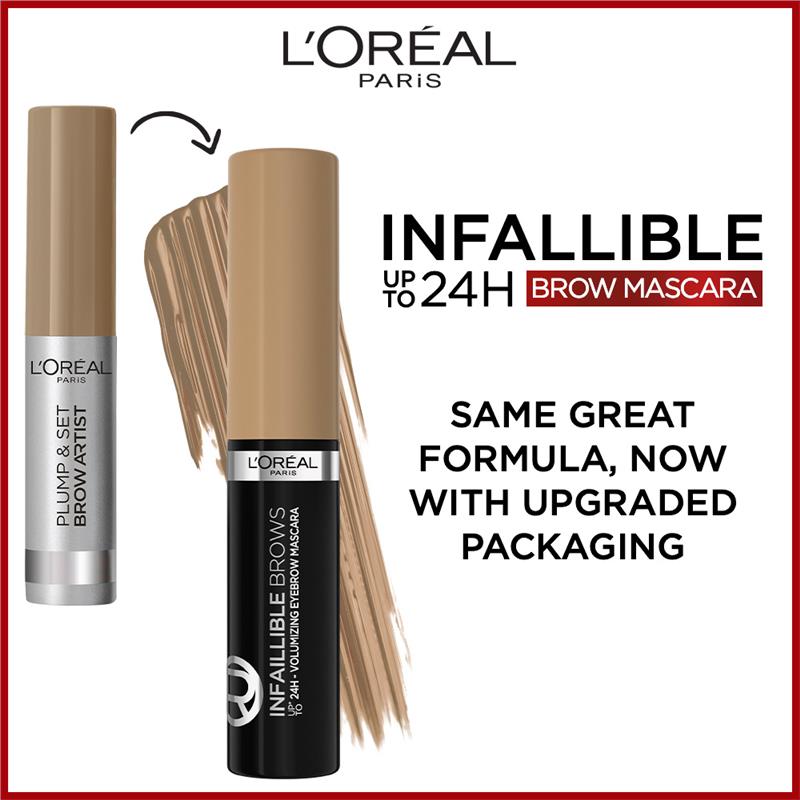 L'Oreal Paris Infallible Brows Volumizing Eyebrow Mascara Transparent