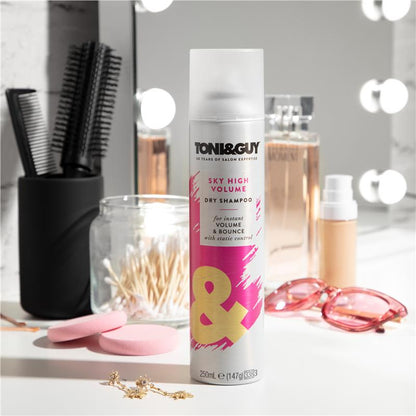 Toni & Guy Glamour Sky High Dry Shampoo - 250ml