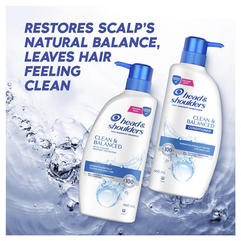 Head & Shoulders Clean & Balanced Conditioner 660ml