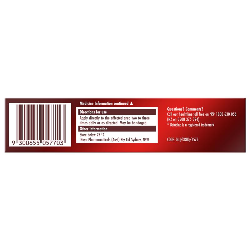 Betadine Antiseptic First Aid Cream 20g