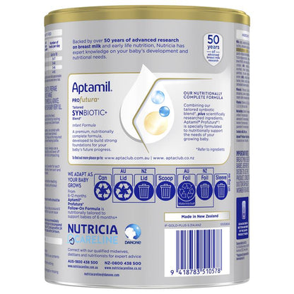 Aptamil Profutura Synbiotic+ Stage 1 Infant Formula 800g