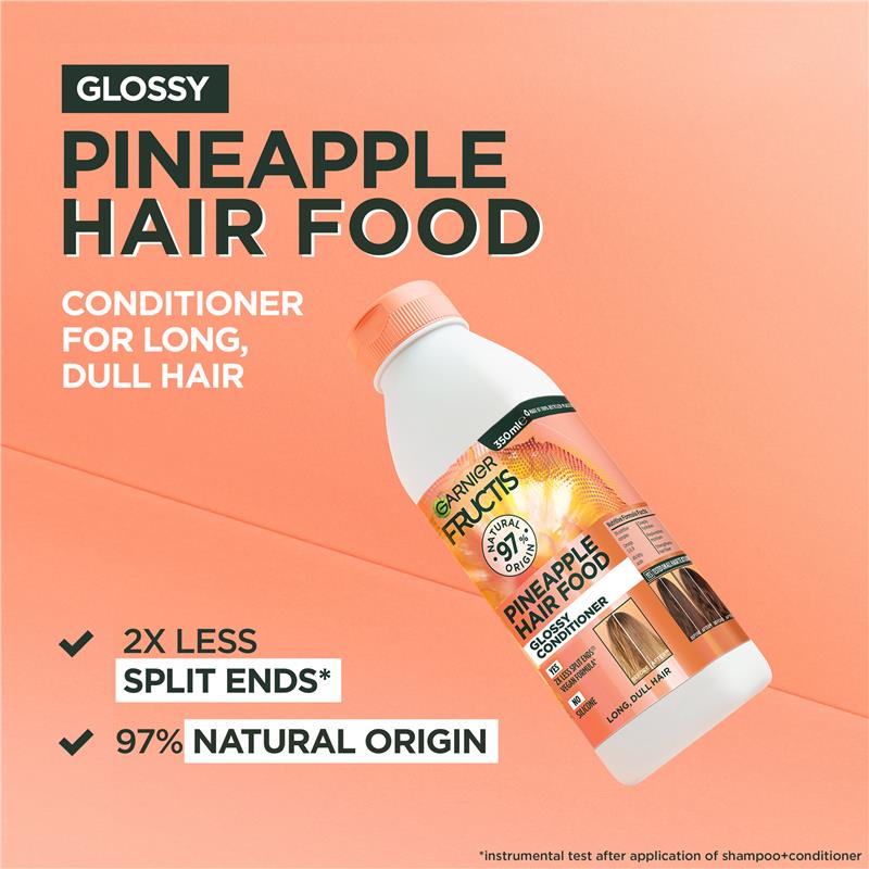 Garnier Fructis Hairfood Conditioner Pineapple 350ml